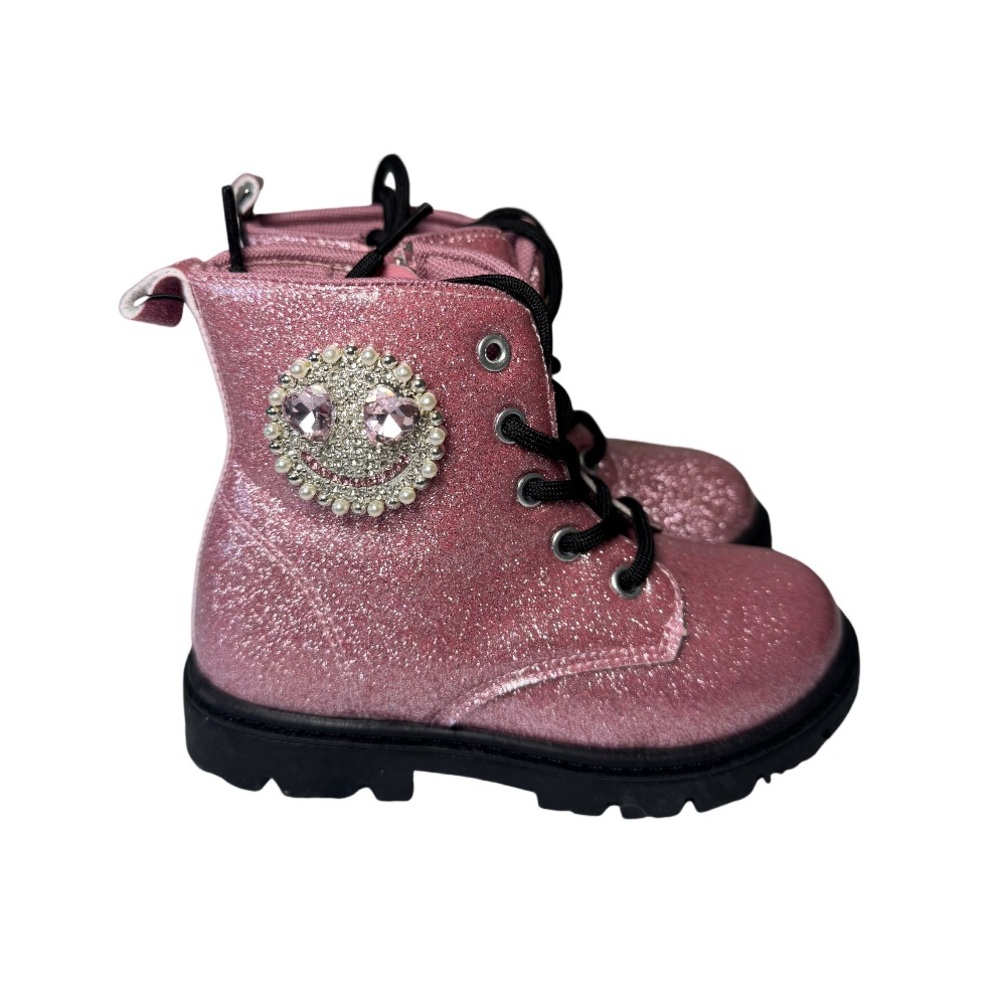 Sparkly Pink Kids Boots